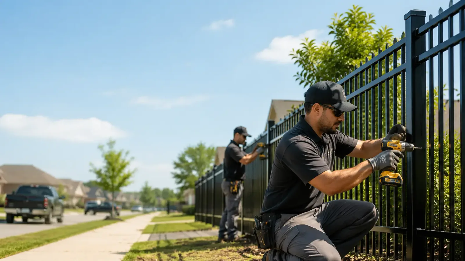 Metal Fence Installation in Bastrop, TX